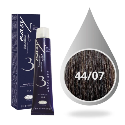 Lisap Milano Βαφή Μαλλιών Absolute 3 Χωρίς Αμμωνία 44/07 Μόκα 60ml