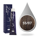Lisap Milano Βαφή Μαλλιών Absolute 3 Χωρίς Αμμωνία 55/07 Καστανό 60ml - 2