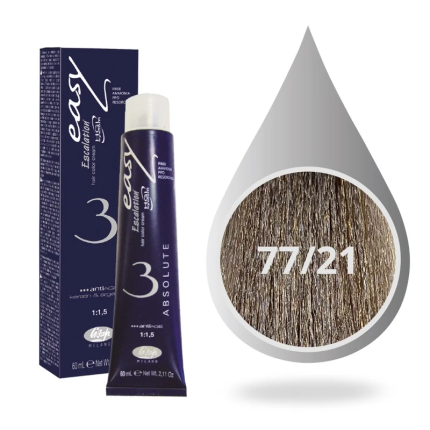 Lisap Milano Βαφή Μαλλιών Absolute 3 Χωρίς Αμμωνία 77/21 Ξανθό Βαθύ Ψυχρό 60ml