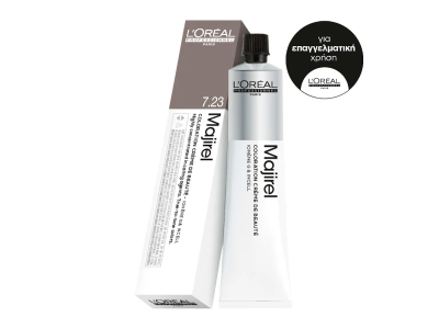 L’Oreal Professionnel Majirel 7.23 Ξανθό Σαντρέ Ιριζέ 60ml