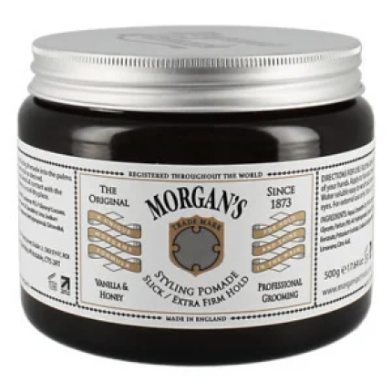 Morgans Vanilla & Honey Styling Pomade Slick Extra Firm 500g - 2