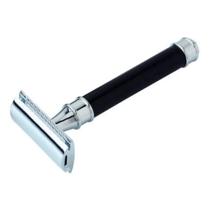 Pearl Shaving Safety Razor Black Handle a-141 - 2