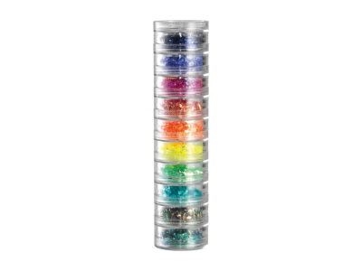 Peggy Sage Glitter Mix Fluo x10