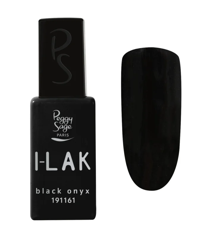 Peggy Sage I-LAK Ημιμόνιμο Βερνίκι Νυχιών Black Onyx 11ml - Peggy Sage Ημιμόνιμα Βερνίκια I-LAK 11ml Peggy Sage I-LAK Ημιμόνιμο Βερνίκι Νυχιών Black Onyx 11ml