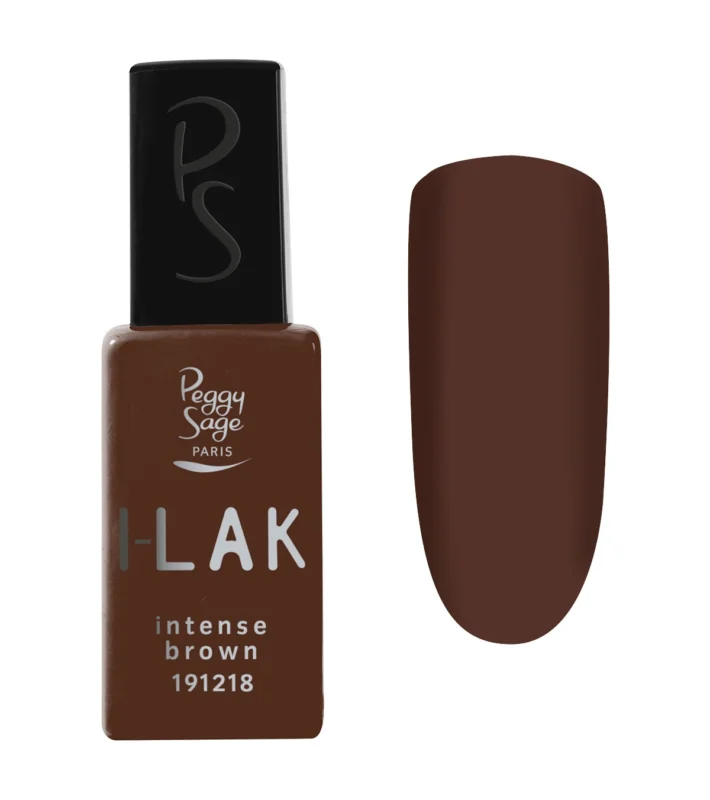 Peggy Sage I-LAK Ημιμόνιμο Βερνίκι Νυχιών Intense Brown 11ml - Peggy Sage Ημιμόνιμα Βερνίκια I-LAK 11ml Peggy Sage I-LAK Ημιμόνιμο Βερνίκι Νυχιών Intense Brown 11ml