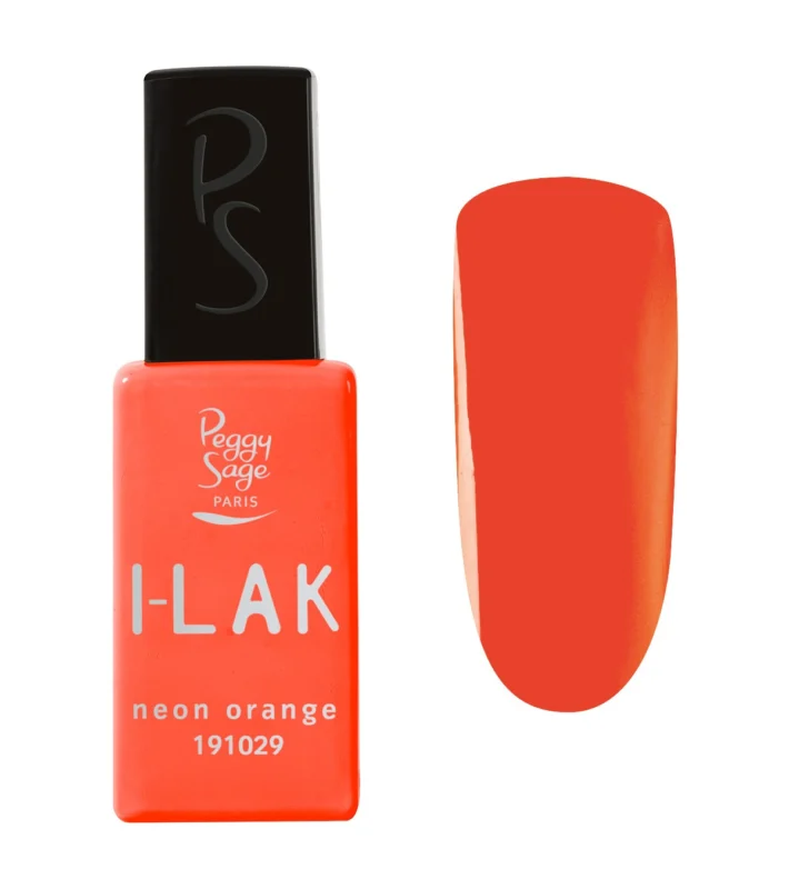 Peggy Sage I-LAK Ημιμόνιμο Βερνίκι Νυχιών Neon Orange 11ml - Peggy Sage Ημιμόνιμα Βερνίκια I-LAK 11ml Peggy Sage I-LAK Ημιμόνιμο Βερνίκι Νυχιών Neon Orange 11ml