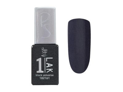 Peggy Sage 1-LAK Ημιμόνιμο Βερνίκι Νυχιών Black Universe 5ml
