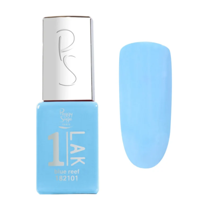 Peggy Sage 1-LAK Ημιμόνιμο Βερνίκι Νυχιών Blue Reef 5ml - 2