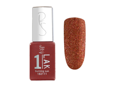 Peggy Sage 1-LAK Ημιμόνιμο Βερνίκι Νυχιών Burning Sun 5ml