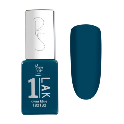 Peggy Sage 1-LAK Ημιμόνιμο Βερνίκι Νυχιών Cyan Blue 5ml