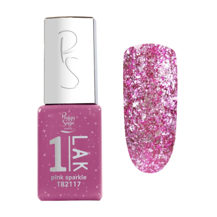 Peggy Sage 1-LAK Ημιμόνιμο Pink Sparkle 5ml