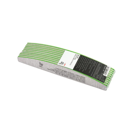 Peggy Sage Λίμα Νυχιών Μισοφέγγαρο Zebra 100/180 Πακέτο 10τμχ 2