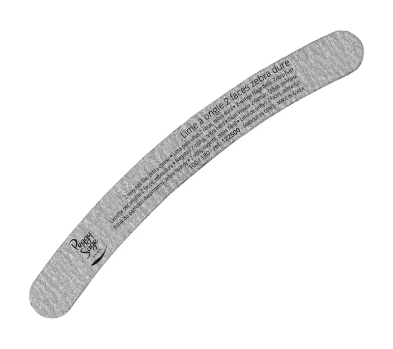 Peggy Sage Λίμα Νυχιών Μπανάνα Zebra 100/180 - ΑΝΑΛΩΣΙΜΑ & ΕΡΓΑΛΕΙΑ ΟΝΥΧΟΠΛΑΣΤΙΚΗΣ Peggy Sage Λίμα Νυχιών Μπανάνα Zebra 100/180