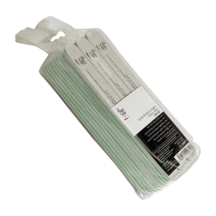 Peggy Sage Λίμα Νυχιών Zebra 100/180 Πακέτο 30τμχ