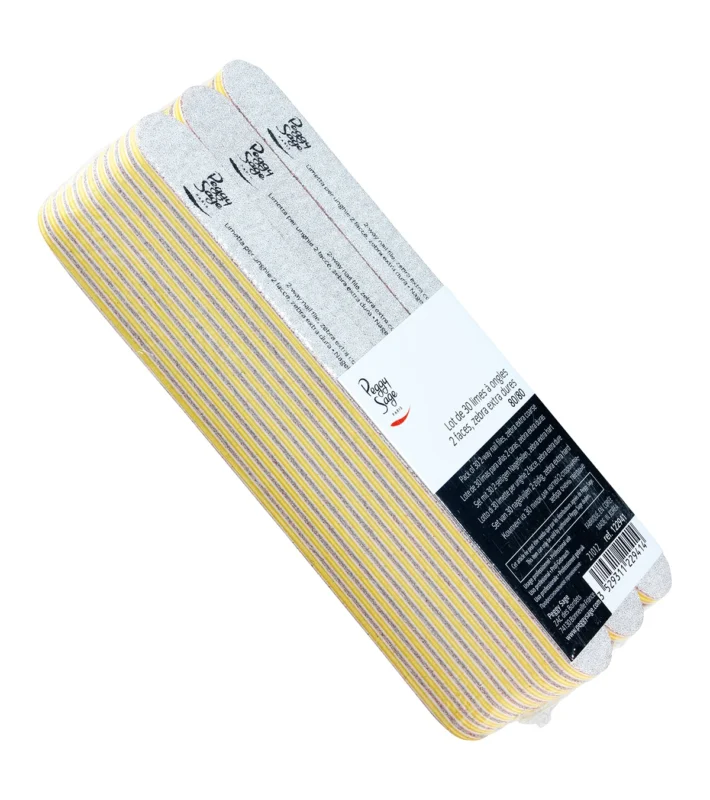 Peggy Sage Λίμα Νυχιών Zebra 80/80 Πακέτο 30τμχ - ΜΑΝΙΚΙΟΥΡ-ΠΕΝΤΙΚΙΟΥΡ Peggy Sage Λίμα Νυχιών Zebra 80/80 Πακέτο 30τμχ