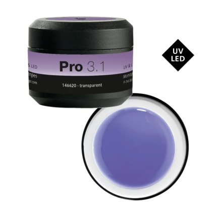 Peggy Sage Μεσαίας Ρευστότητας Gel Χτισίματος Διάφανο Pro 3.1 UV&LED 15g