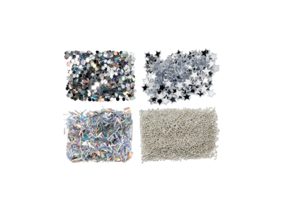Peggy Sage Mini Kit Nail Glitter Argent product image