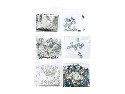 Peggy Sage Mini Σετ Nail Art Argent