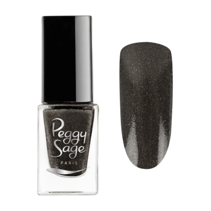 Peggy Sage Mini Βερνίκι Νυχιών Glitter Cosmic Grey 5ml - 2