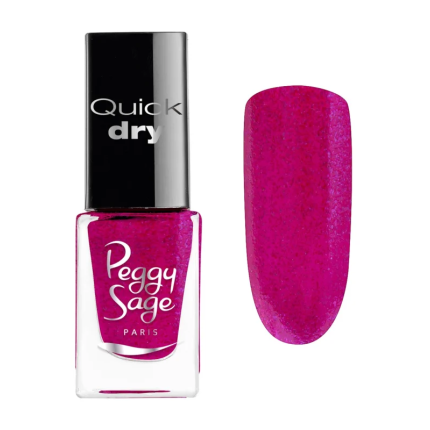 Peggy Sage Quick Dry Mini Βερνίκι Νυχιών Glitter Bella 5ml - 2