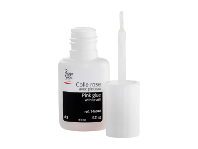 Peggy Sage Ροζ Κόλλα Νυχιών Με Πινέλο 6g
