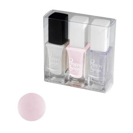 Peggy Sage Σετ French Manicure Diamant Pink