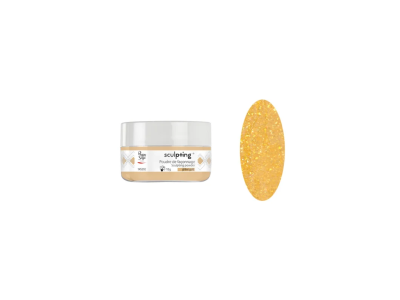 Peggy Sage Σκόνη Ακρυλικού Sculpting+ Glitter Gold 10g