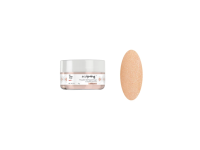 Peggy Sage Σκόνη Ακρυλικού Sculpting+ Shiny Peach 10g