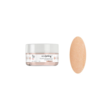 Peggy Sage Σκόνη Ακρυλικού Sculpting+ Shiny Peach 10g