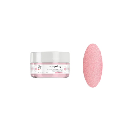 Peggy Sage Σκόνη Ακρυλικού Sculpting+ Shiny Rosy 10g - 2