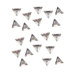 Peggy Sage Strass Νυχιών Triangle Argent 3mm x20 - 2