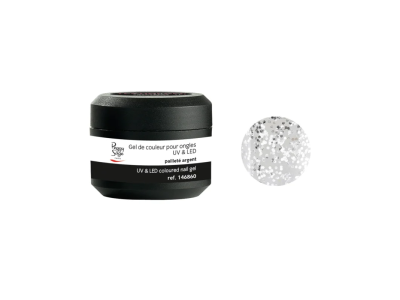 Peggy Sage Technigel Color It Paillete Argent UV&LED 5g