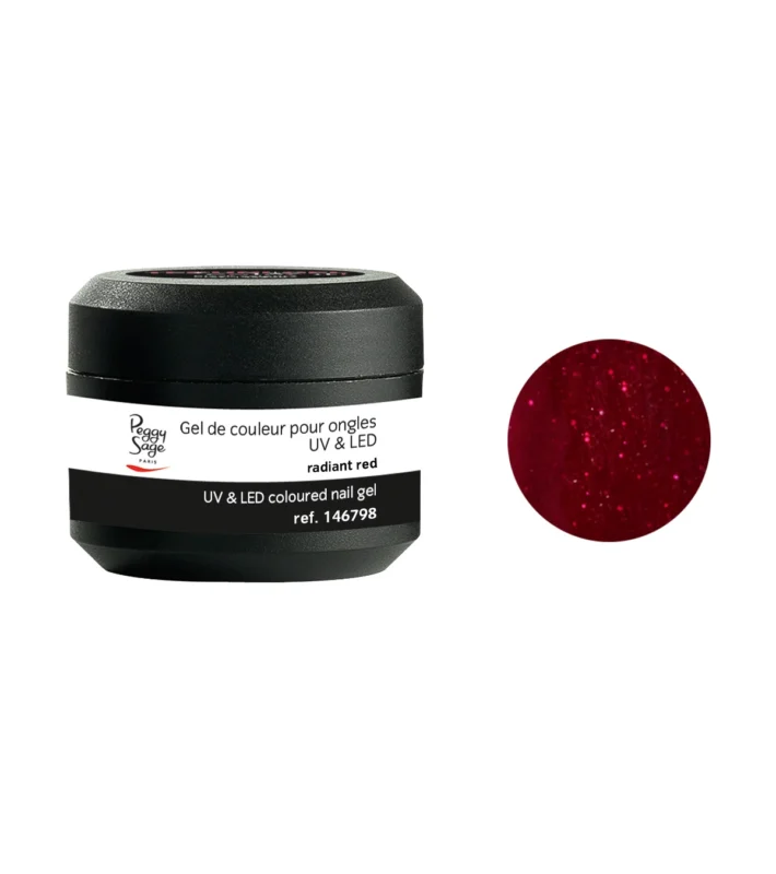 Peggy Sage Technigel Color It Radiant Red UV&LED 5g - ΜΑΝΙΚΙΟΥΡ-ΠΕΝΤΙΚΙΟΥΡ Peggy Sage Technigel Color It Radiant Red UV&LED 5g