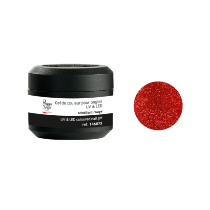 Peggy Sage Technigel Color It Scintillant Rouge UV&LED 5g
