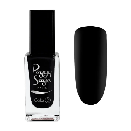 Peggy Sage Color 2 Βερνίκι Νυχιών Black Velours 11ml 2