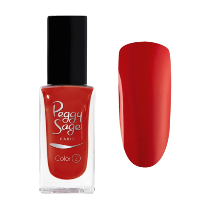 Peggy Sage Color 2 Βερνίκι Νυχιών Fantastic Red 11ml - 2
