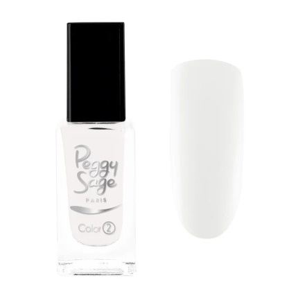 Peggy Sage Color 2 Βερνίκι Νυχιών Pure Snow (Ασβέστης) 11ml