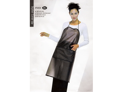 Ποδιά Κομμωτηρίου Αδιάβροχη Silver