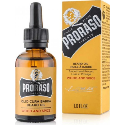 Proraso Beard Oil Wood and Spice 30ml