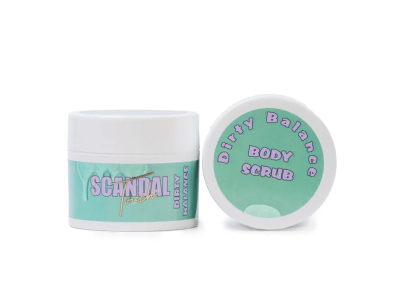 Scandal Touch “Dirty Balance” Body Scrub Με Άρωμα Μπανάνα – Καρύδα 200ml