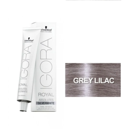 Schwarzkopf Igora Royal Silver White Βαφή Μαλλιών Grey Lilac 60ml
