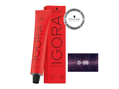 Schwarzkopf Igora Royal Βαφή Μαλλιών 0-99 Βιολέ Μίξτον 60ml product image