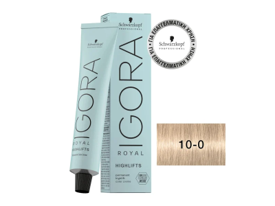 Schwarzkopf Igora Royal Βαφή Μαλλιών 10-0 Κατάξανθο 60ml - φωτογραφία προϊόντος 2