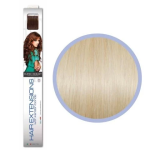 Seiseta Hair Extension Με Δέσιμο Κερατίνης 100% Φυσικό Μαλλί 1001 Ξανθό Πλατινέ /1τμχ 50-55cm 2