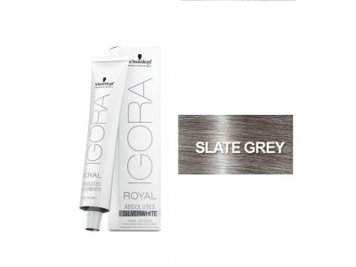 Schwarzkopf Igora Royal Silver White Βαφή Μαλλιών Slate Grey 60ml