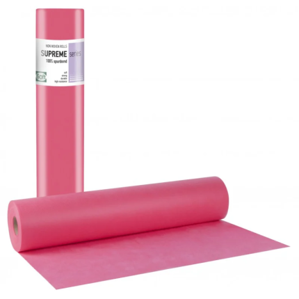 Supreme Extra Plus Εξεταστικό Ρολό Non Woven Ροζ 58cmx50cm