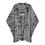The Shave Factory Barber Cape Barber King Black-Grey - 2