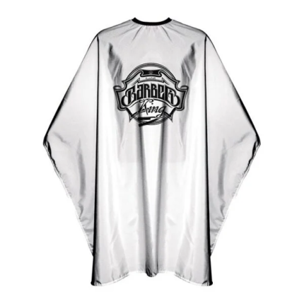 The Shave Factory Barber Cape Barber King Black-White