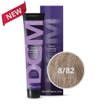 DCM Βαφή Μαλλιών 8/82 Ανοιχτό Ξανθό Σταχτί Βιολετί 100ml