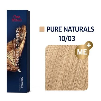 Wella Koleston Βαφή Μαλλιών 10/03 Κατάξανθο Φυσικό Χρυσό 60m - 2